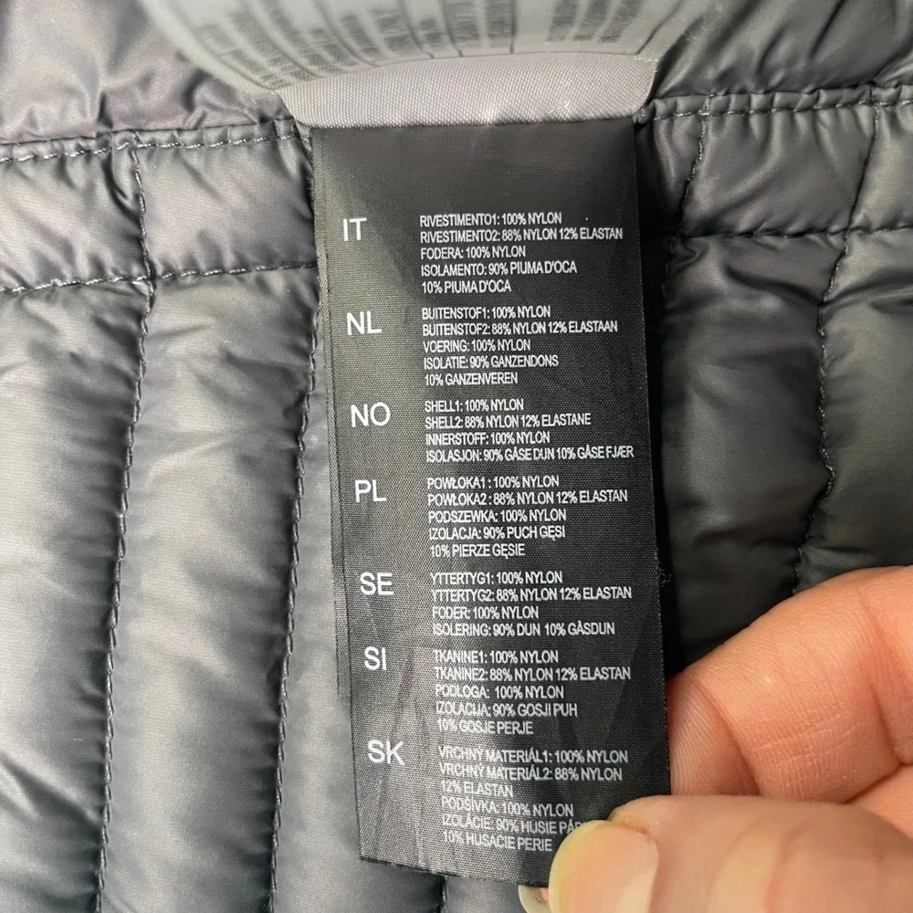 KUHL Spyfire Hooded Vest Women's Medium Gray Down Puffer